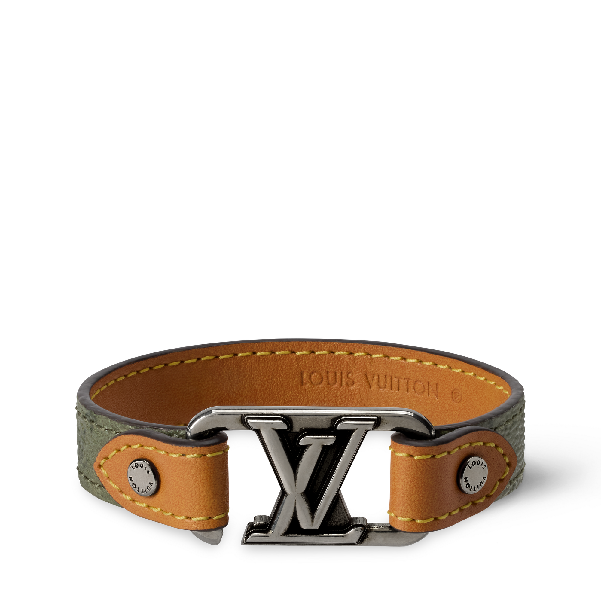 LV Slim Dimension Monogram Surplus Bracelet - Men - Fashion